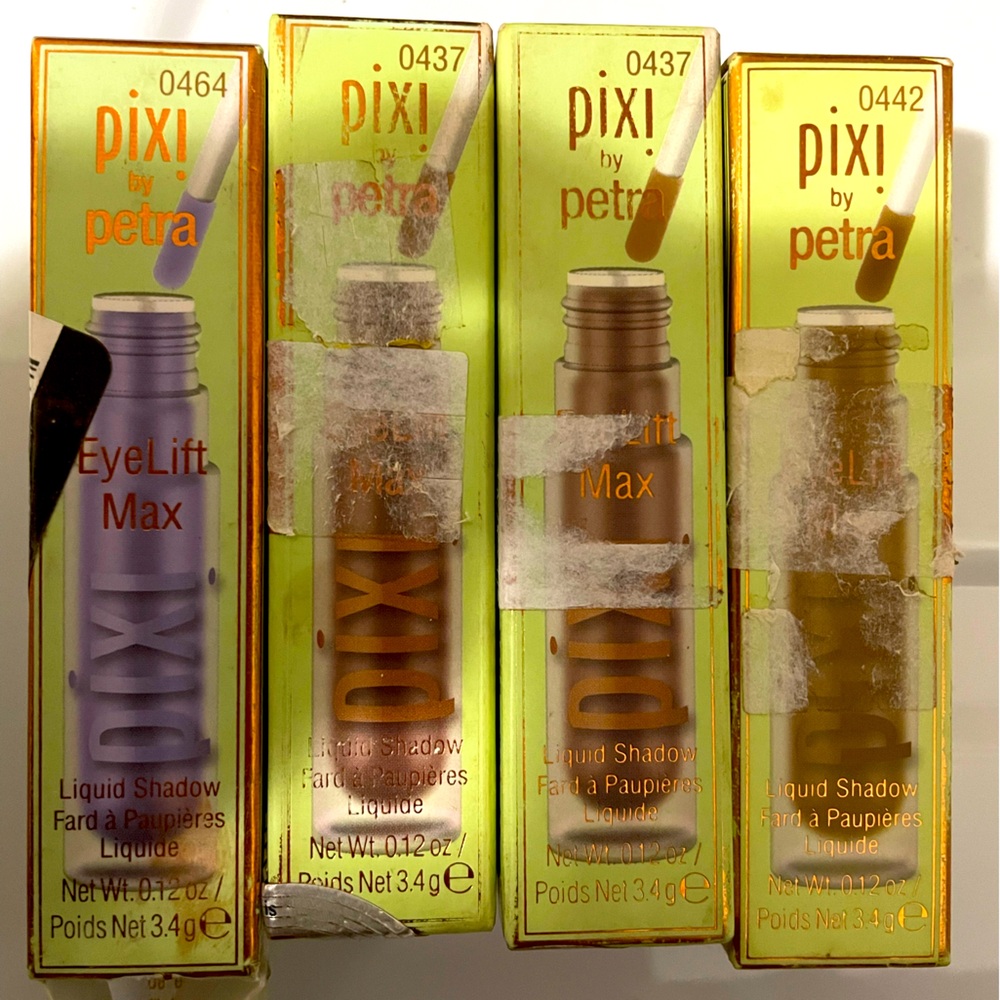 PIXI Eyelift Max liquid Eyeshadows NWT Bundle of 4